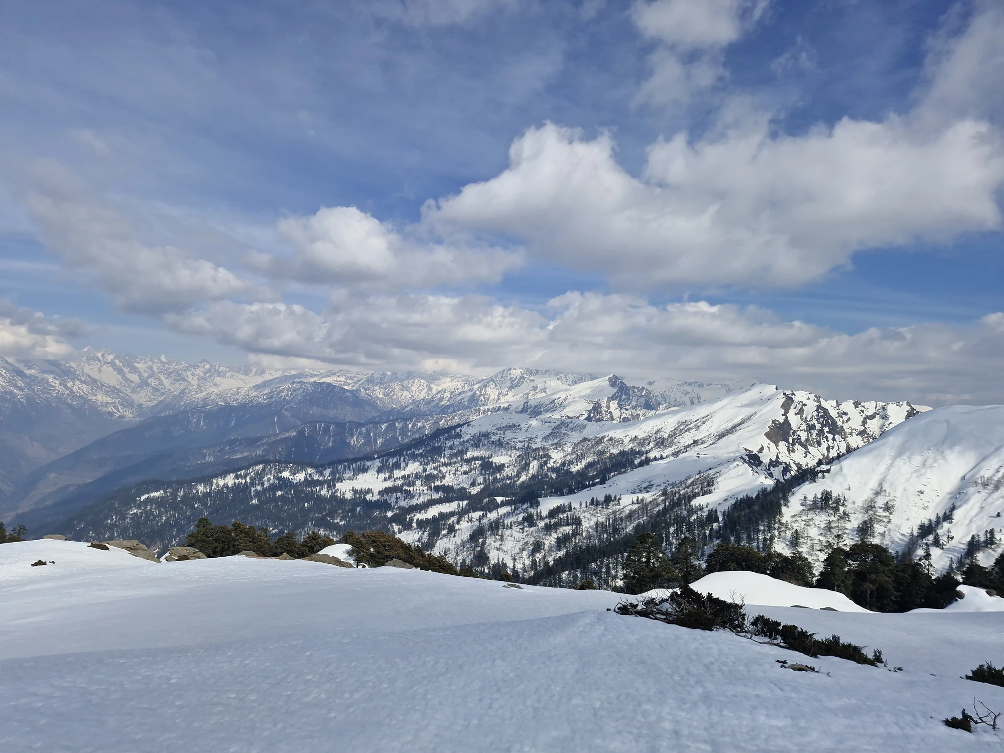 A return visit — fresh snow on a familiar trail